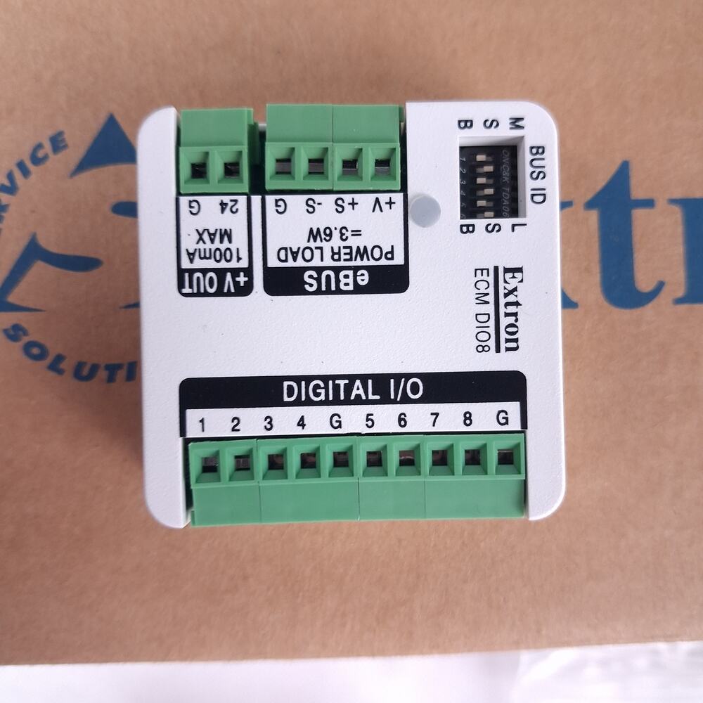 Extron ECM DIO8 eBUS Digital I/O Control Module 8-Port New in Box - Picture 7 of 13
